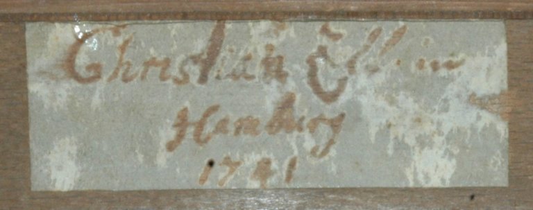 Clavecimbel Christian Zell 1741